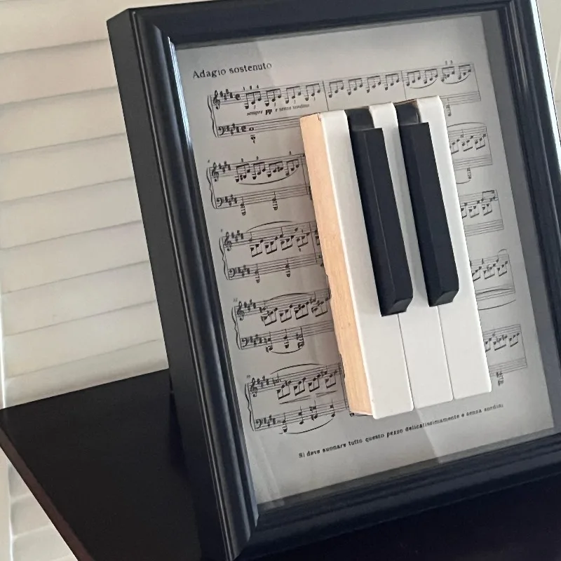 Niche piano handicraft art, installation ornaments decorative paintings