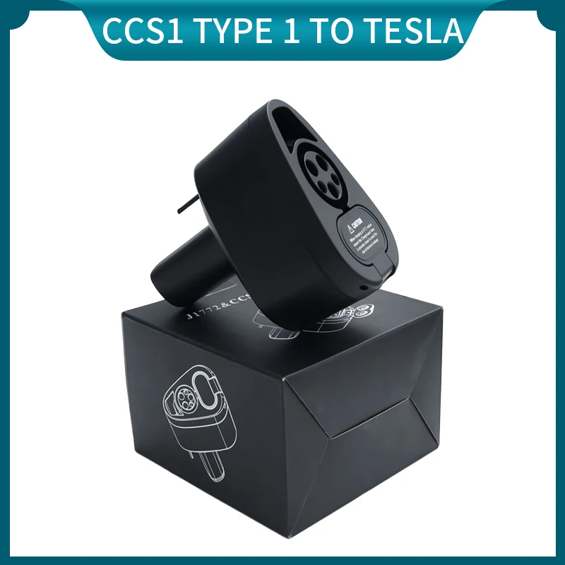 EVONIC New Style Portable 250KW 240V 80A CCS1&J1772 to Tesla DC EV Fast Charging Adapter for Tesla Model 3/X/Y