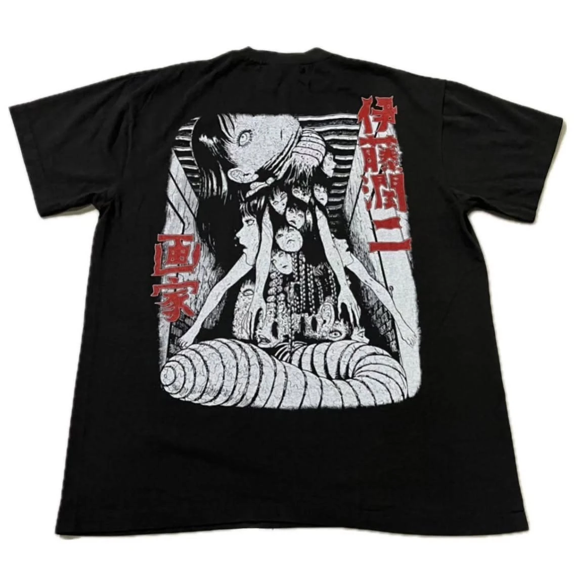 Junji Ito Tomie Anime Kawakami Tomie Horror Manga Graphic Tee Cotton Mens Womens T-Shirt Summer Streetwear