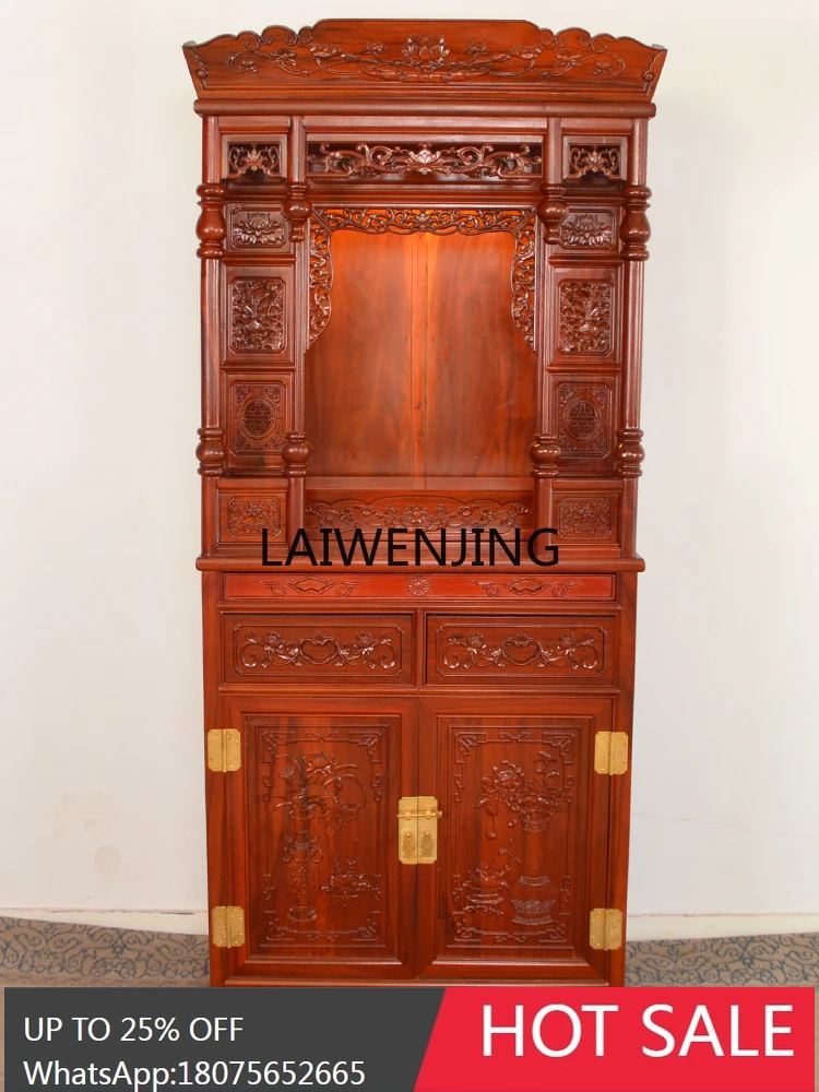 MJY mahogany shrine stand cabinet shrine cabinet Buddha cabinet shrine table for household use
