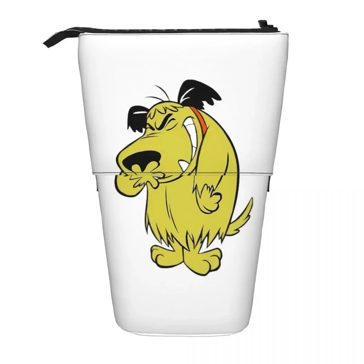 Muttleys Laughings Classic Wackys Racess Cartoon Dog Reversible Pencil Case Pen Holder Storage  Pencil Bag for Students Gifts