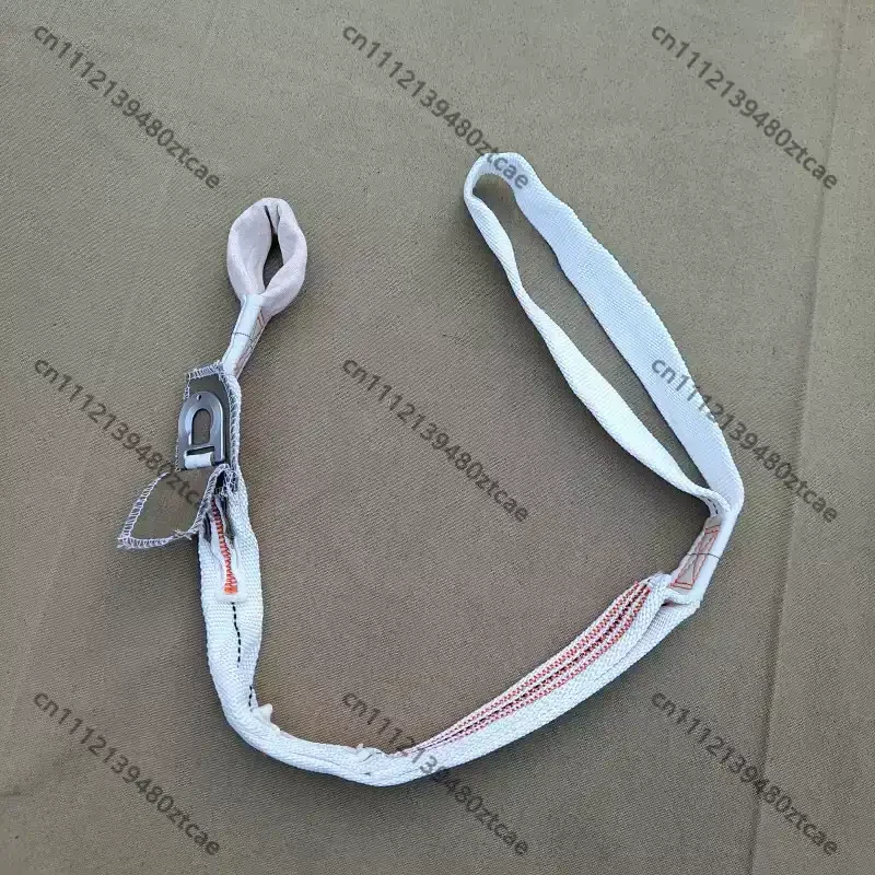 Stainless‑Steel Rope Cutter Tool With Wide Webbing Strap Outdoor Cord Cutting Gear Camping DIY Hardware Accessory