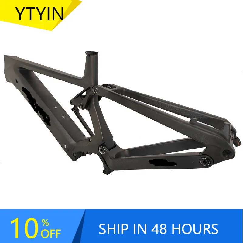 

YTYIN BangFang M600 Carbon Fiber Mountain Bike Frame Soft Tail Design with Mid-Mounted Dropout for Downhill Road Bicycles Wholes