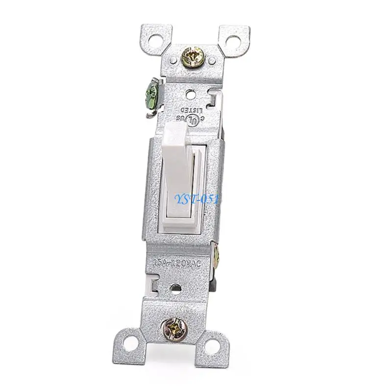 E15A Smooth Dimmable Toggle Switches with Adjustable Brightness Control Simple Inatallation for LED & Incandescent Bulbs