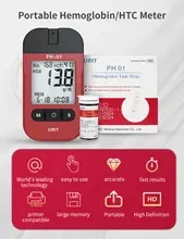 Urit PH-01 Hemoglobine Analyse Tester Meter Home Hb Analyzer Anemie Tester Strip Heme Test & haemoglobine Analyse Teststrips*