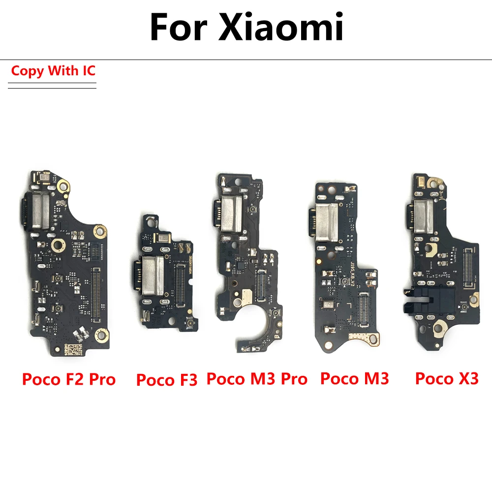 Port szybkiego ładowania USB Flex dla Xiaomi Poco X3 X5 X4 Pro 5G F3 F4 GT Port ładowarki Złącze dokujące Płytka mikrofonu Elastyczny kabel