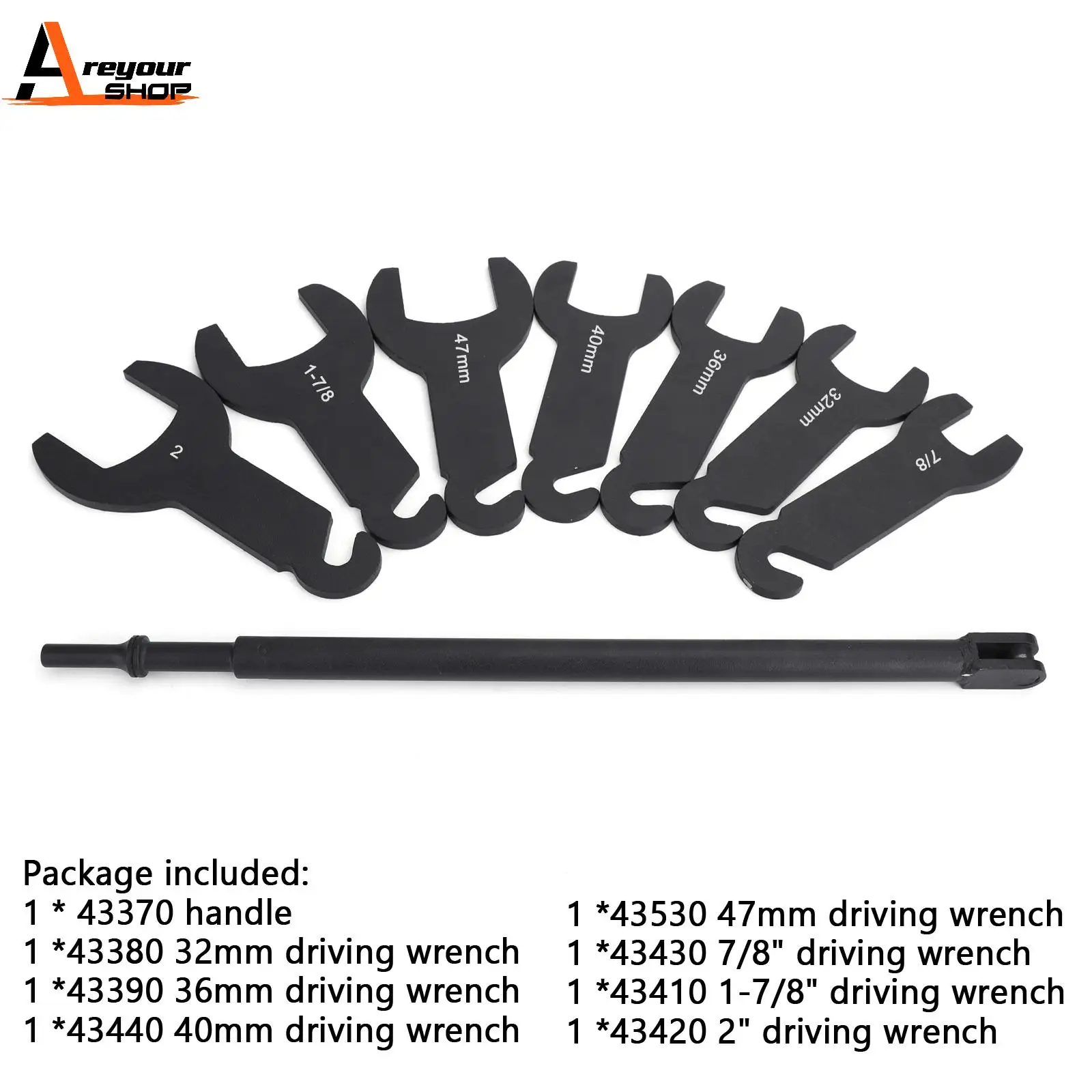 

Areyourshop Tool 43300 Pneumatic Fan Clutch Wrench Set For Ford For Chrysler Black Driving Wrench Car Auto Parts