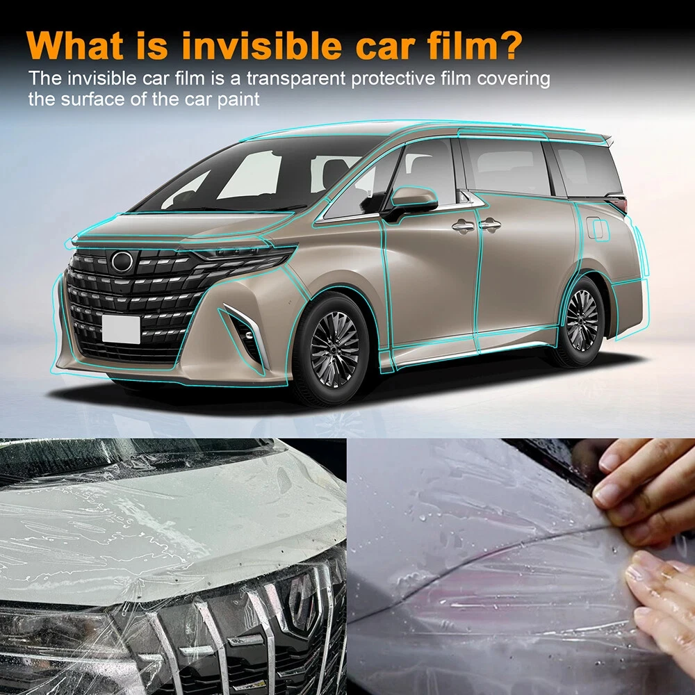 

8.5Mil TPU Scratch-resistant Car Paint Protection Film For Toyota Alphard 2024-UP Car Body Transparent Bra Per-cut PPF Kit