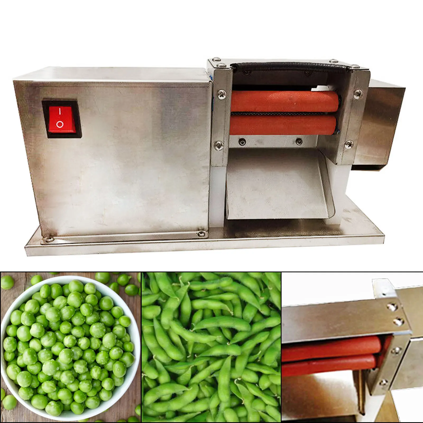 

Commercial Electric Beans Sheller Semi-automatic Peeler Bean Pea Peeling Machine