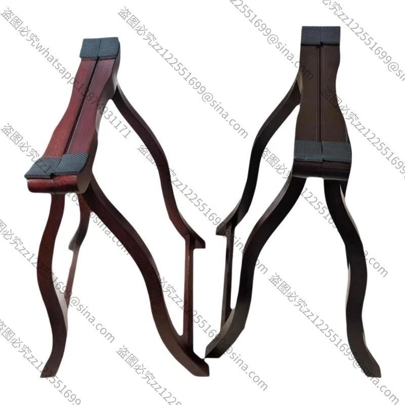 Suitable for Solid Wood Universal Mahogany Guzheng Bracket Portable Piano Leg Mahogany Guzheng Shelf