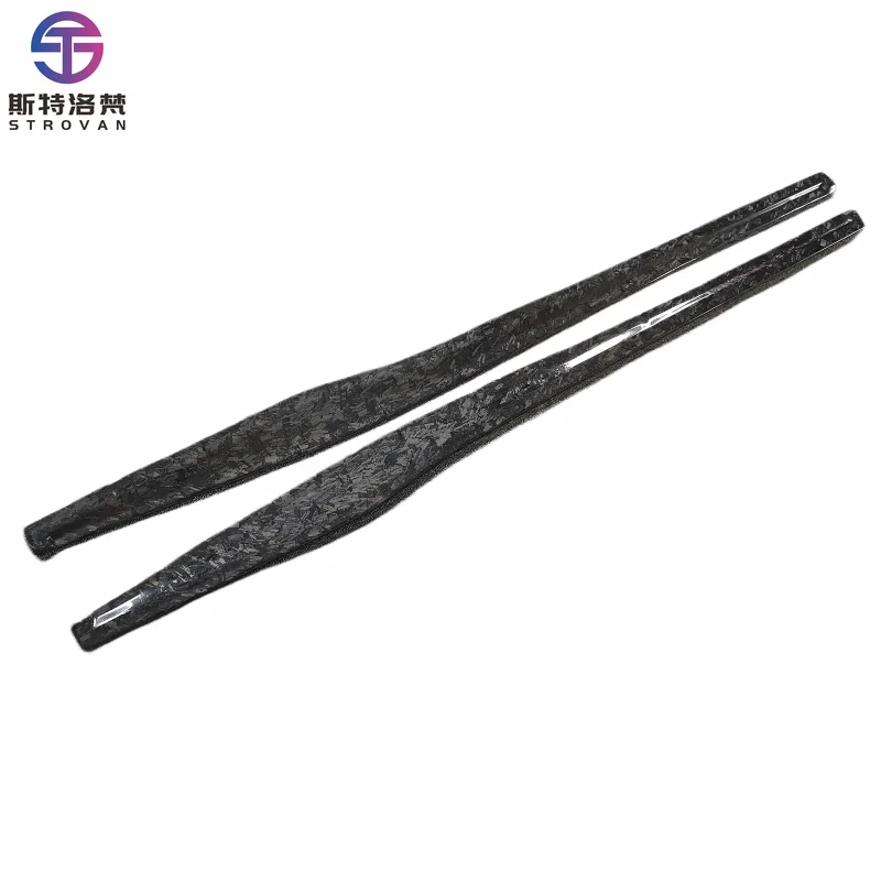 

STLF New Used for 2004-2012 for Lamborghinis Gallardos LP550/LP560 True Carbon Fiber Forged Pattern Side Skirt Body Kit Fix
