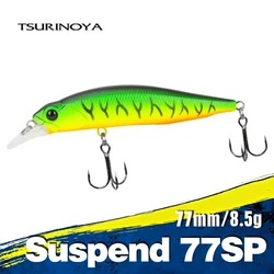 TSURINOYA 77SP Jerkbait 77mm 8.5g DW101 Suspending Minnow Pike Bass Fishing Lure 0.7-0.9m Artificial Hard Bait Wobbler Crank