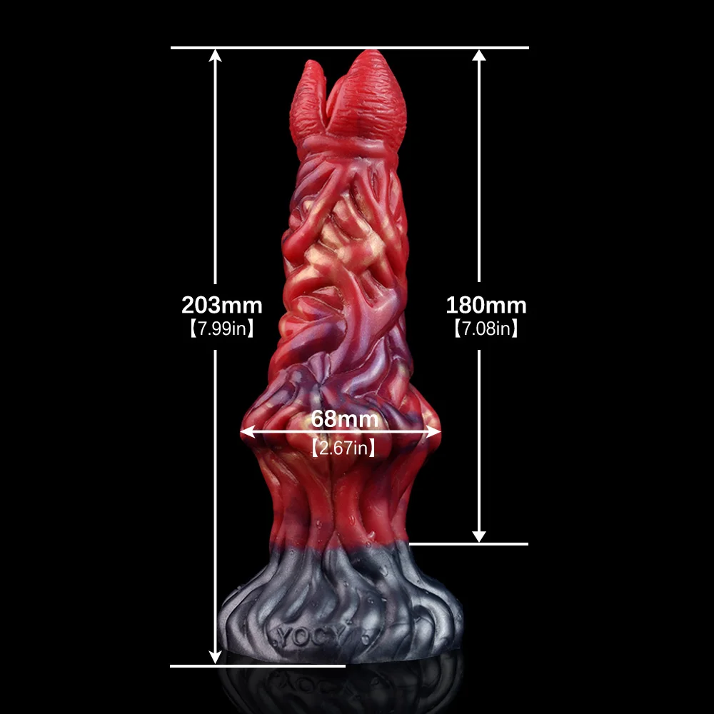 QKKQ Fantasy Ovipositors Toy Silicone Anal Plug Sex Toys Uomo e Donna Monster Squirting Dildo Butt Masturbate Prodotti per adulti_voghion.com