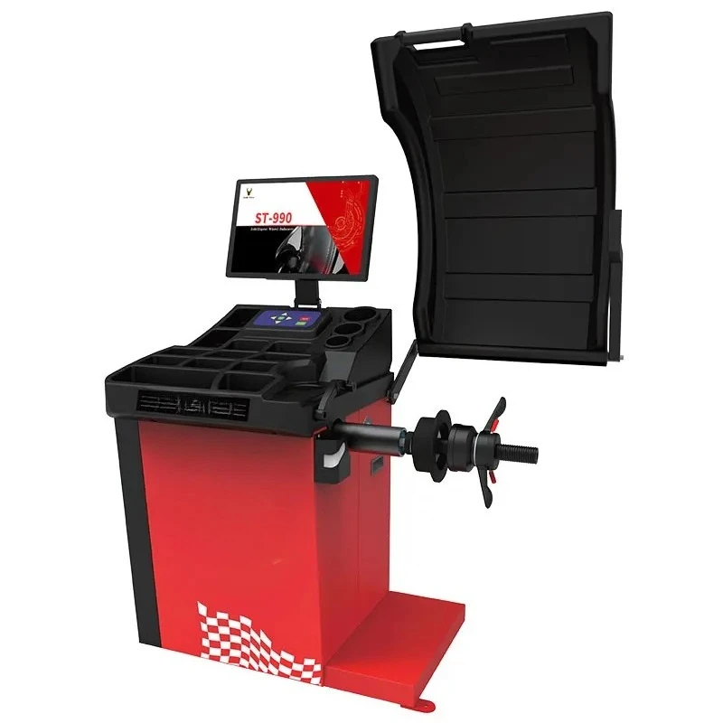 High-End Automatic Wheel Alignment Equipment Laser-Positioned Spindle Self-Locking Brake Tire Changing Balancing 1g Accuracy