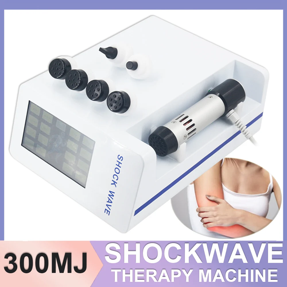 Professional Shockwave Therapy Machine ED Treatment Relieve Limb Pain Body Massage Muscle Relaxation Shock Wave Massager 300MJ