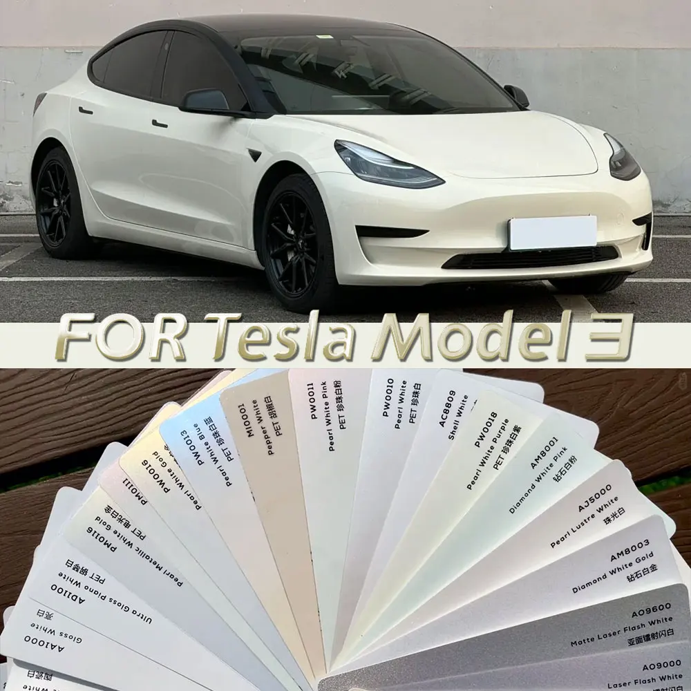 9Mil For Tesla Model 3 2020-2023 TPU Car Film Pre-Cut Paint Protection Film Full Vehicle PPF Invisible Anti-scratch Protective