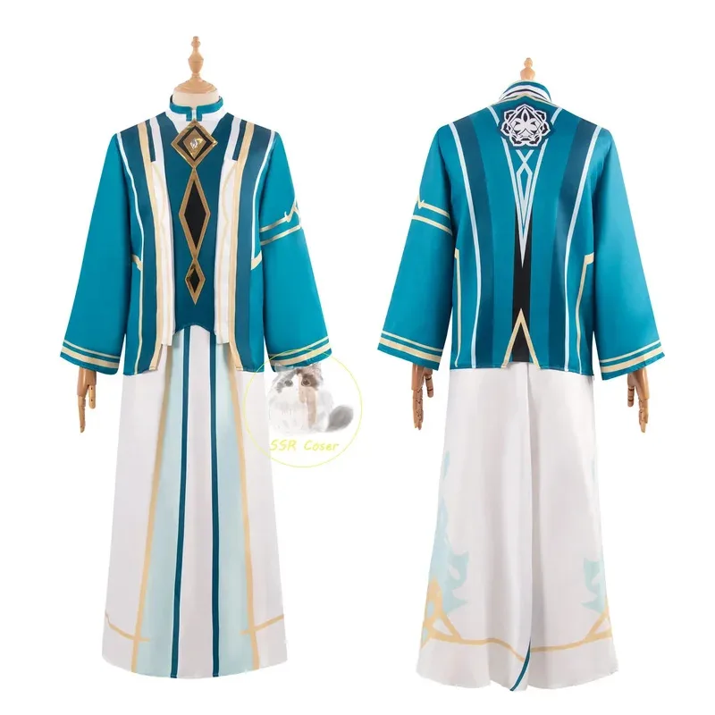 

aaa12 3Genshin Impact Cosplay Costume Xumi Order Academy Man Woman Uniform Hat Anime Game Sumeru Library Chinese Style Halloween