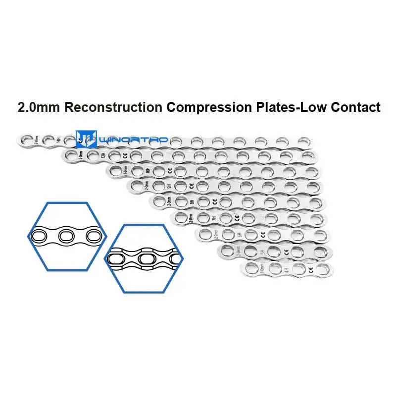 2.0mm reconstruction LC-DCP cuttable plates veterinary orthopedic instruments  pet animal surgical Compression winortho tplo