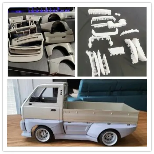 3D Printed Hard car Wide body kit for WPL D12 D14 1/10 RWD Off Road RC Car Drift Climbing Crawler WPL MODEL D12 K-TRUCK CARRY