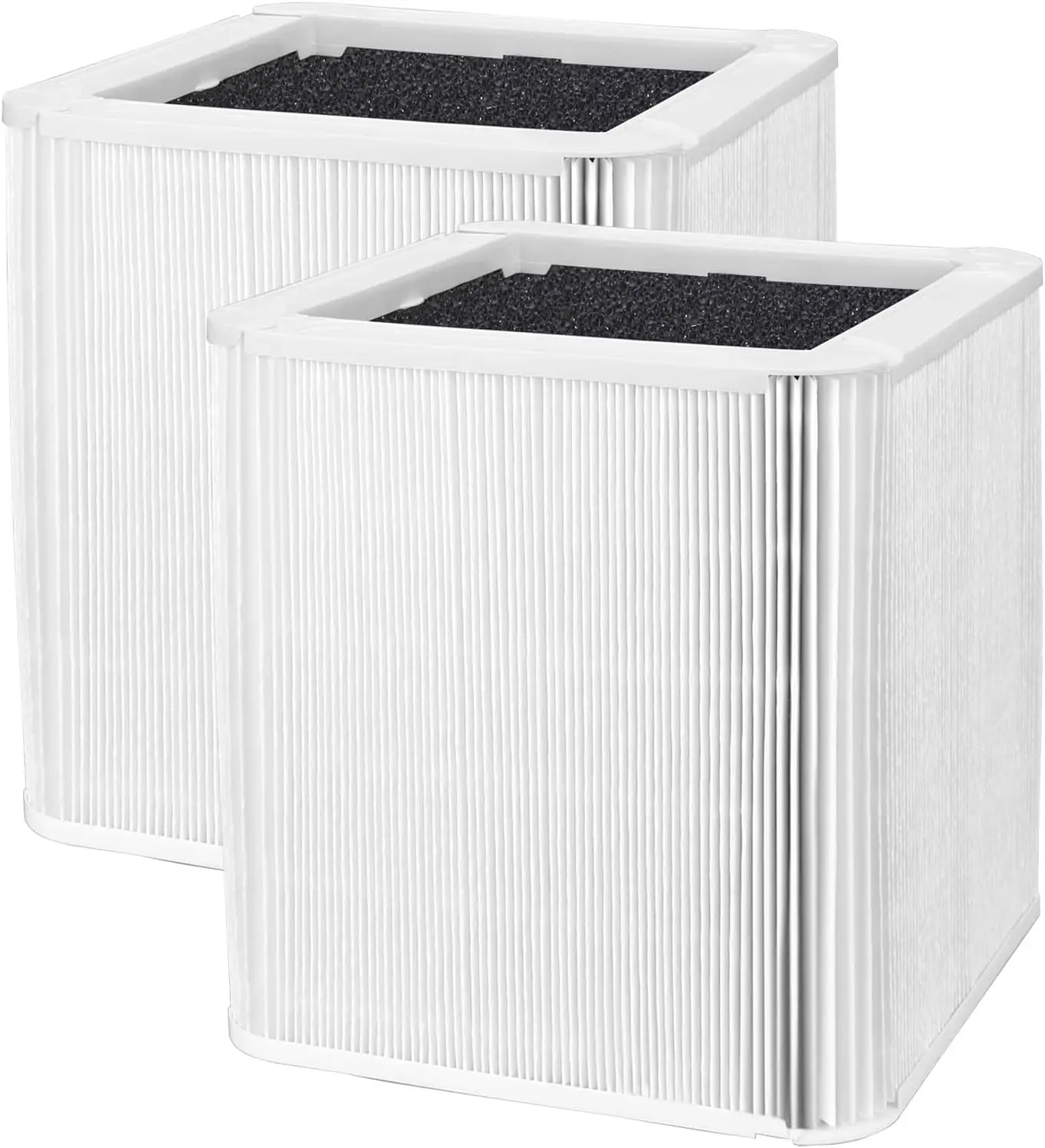 

211+ Filter Compatible with Blue Pure 211+, Foldable Particle Activated Carbon Filter, 2 Pack 211+ Filter