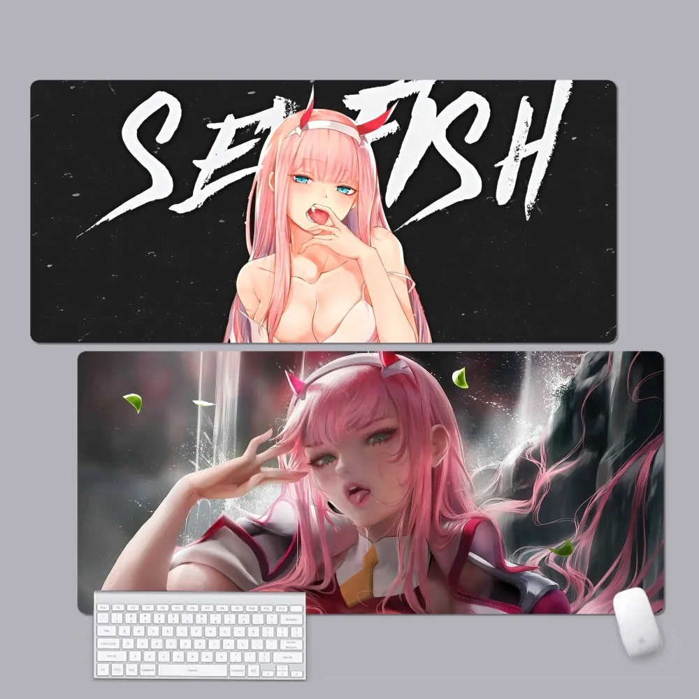 

Zero Two Darling In The Franxx Mousepad Custom Skin Cartoon Anime Gaming Mouse Pad Keyboard Mouse Mats Desk Mat Accessories