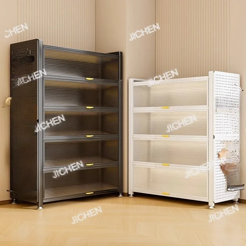 

jcJC1 steel household bookcase with door dustproof locker storage cabinet multi-layer children's bookshelf shelf living room