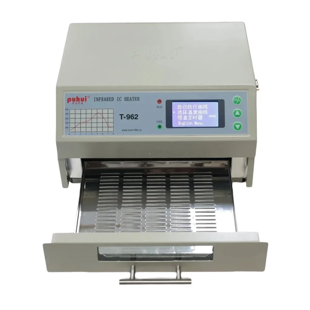 T-962 Reflow Oven Precision Temperature Control SMT Soldering PCB Prototyping Electronics Repair Lab Rework