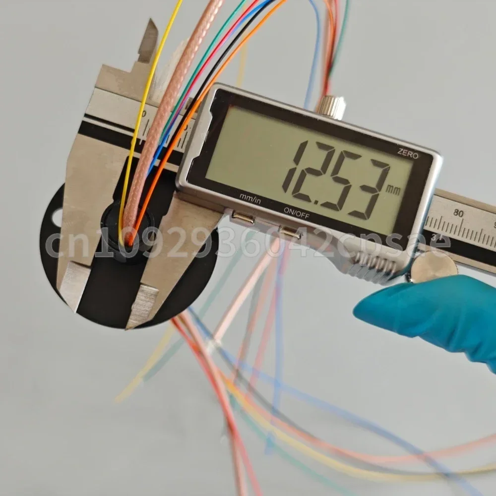 Hybrid High-Frequency Slip Ring for HD Monitoring Gimbals RF Plus 6 Channels 2A Hybrid Slipring Broadcast-level Signal Quality