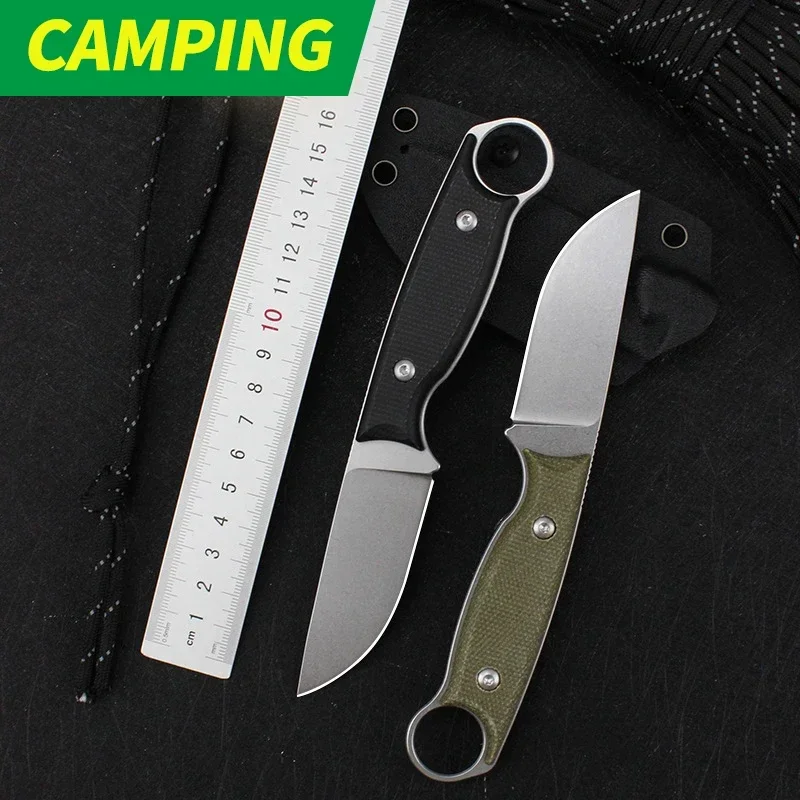 

New Design Fixed Knife D2 Blade Non-slip Handle Outdoor Tools for Bushcraft Camping Hiking Hunting Fishing Knife with K-sheath