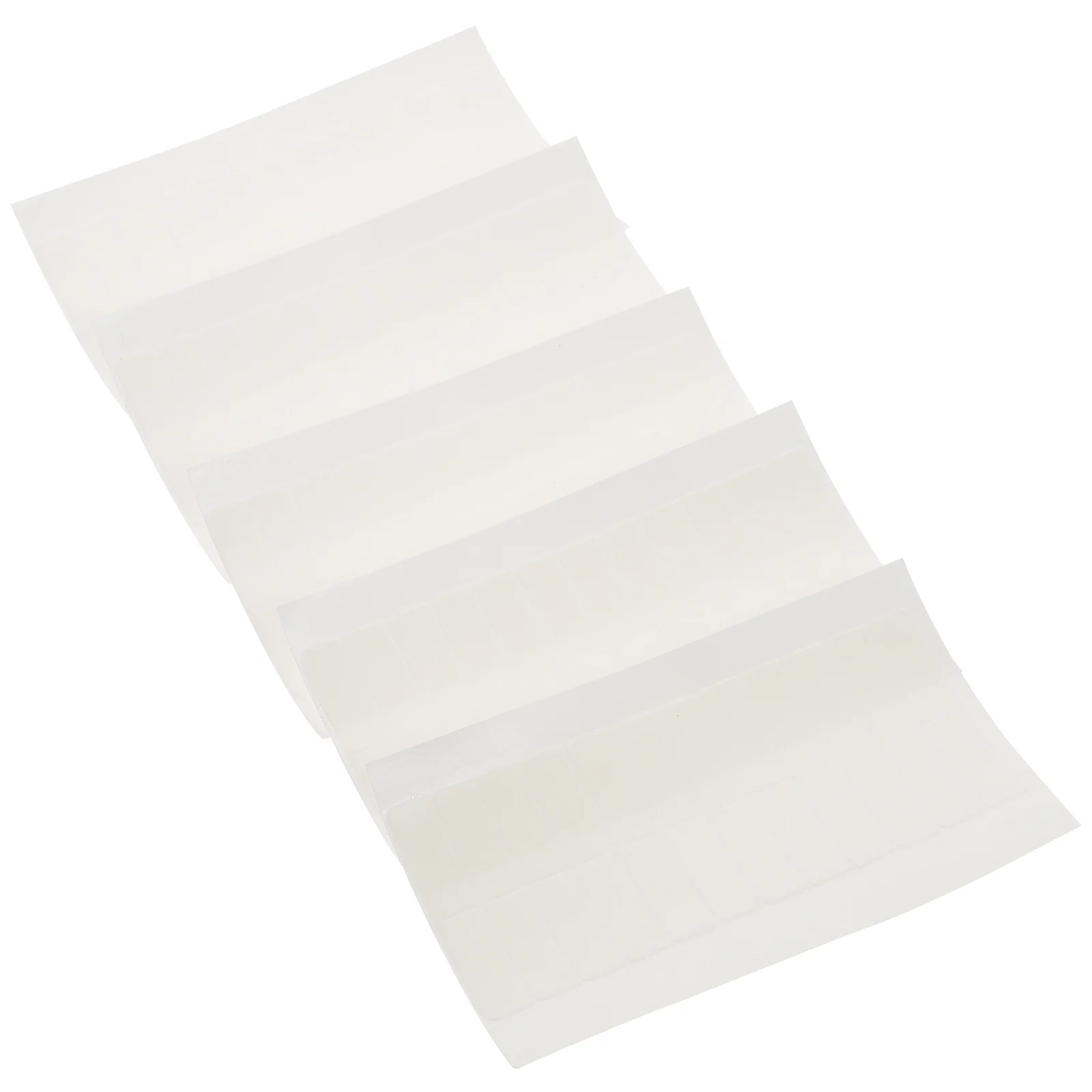 

60 Pieces Double Sided Tape 5 Sheets Strong Adhesive Hair Extension Strips Replacement Stickers for Toupee Secure Hold