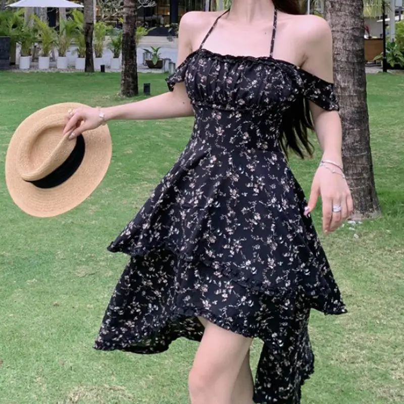 Vestidos sem mangas feminino casamento civil outono jacquard geométrico tridimensional empilhamento em camadas em cascata bolha y2k