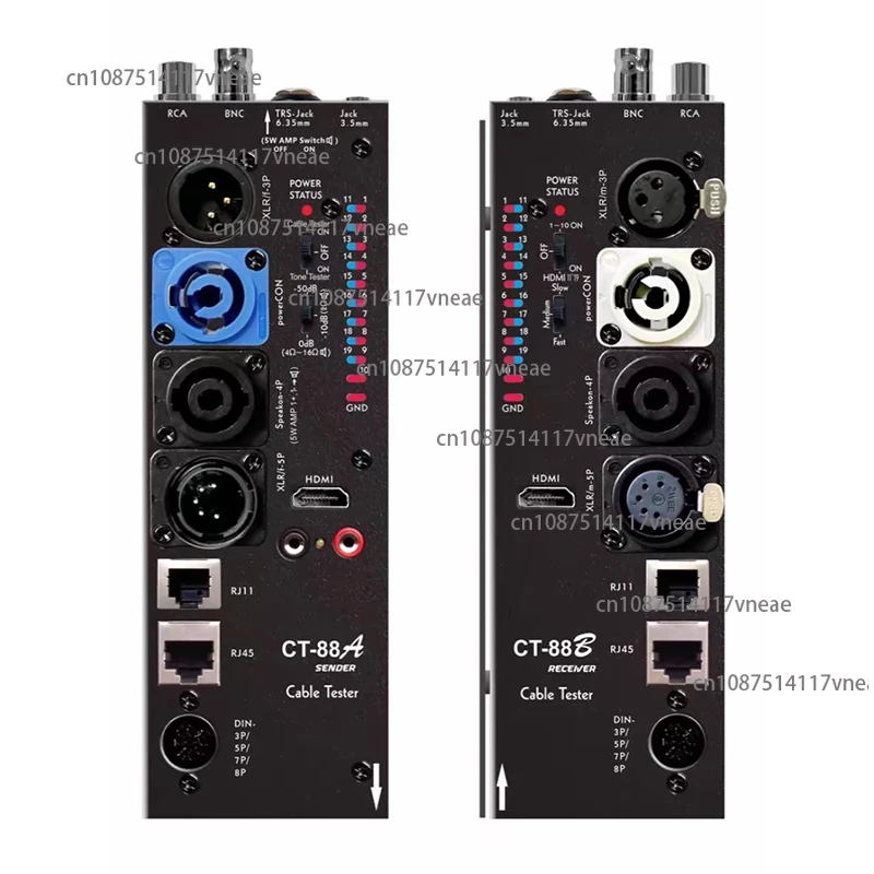 CT-88 Separate Multi-Function Line Meter Xlr Signal Line Meter Hdm Automatic Audio Side Lines Meters