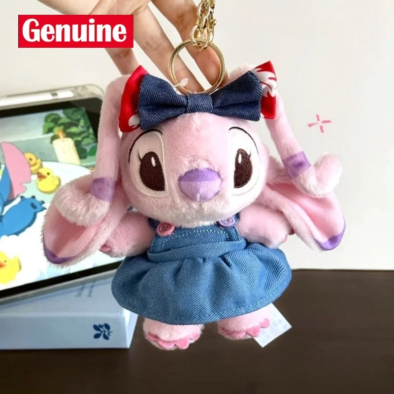 ديزني ستيتش حقيبة سلسلة مفاتيح قطيفة متينة ملحق لعبة محشوة ذهبية المسترد هدية مثالية لمحبي الأفلام والتلفزيون #2