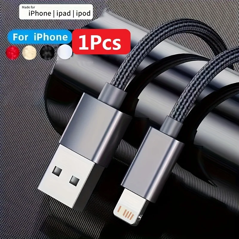 USB Fast Charging Cable For iPhone 14 8 7 6S Plus X XR XS 11 12 13 Pro Max iPad 9 Data Cord