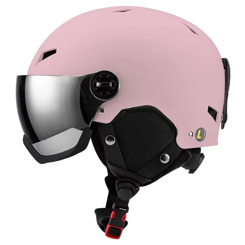 CE EN1077 High Quality Winter Sports Helmet Custom Best Skiing Helmet Pink Ski Helmets Womens