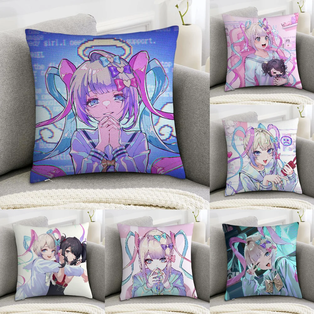 

N-Needy Girl OverdoseS Pillow Case Sofa Decorative Home Double-sided Print Plush Square Throw Pillow Covers Cushion Decor Cover