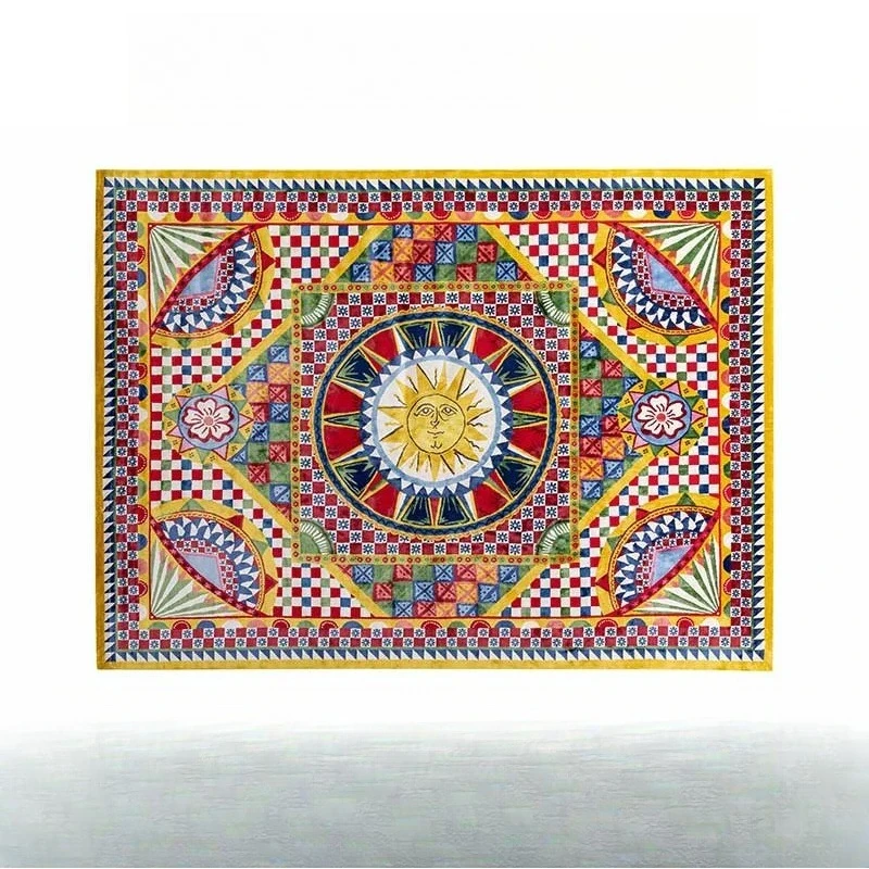 Silk wool rugs High-end printed handmade rugs