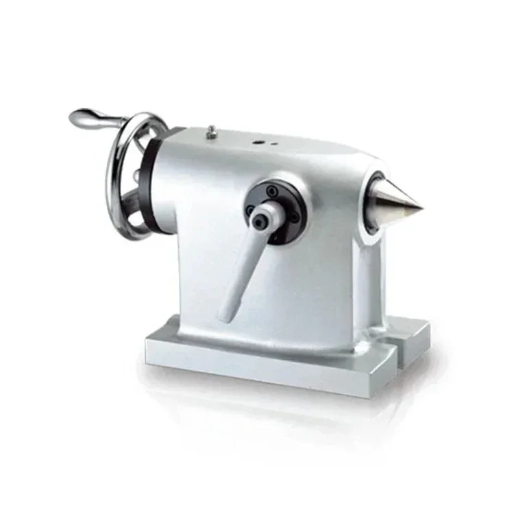CNC machine accessories manual tailstock for lathe, 4th axis rotary table manual tailstock with rotating tailstock