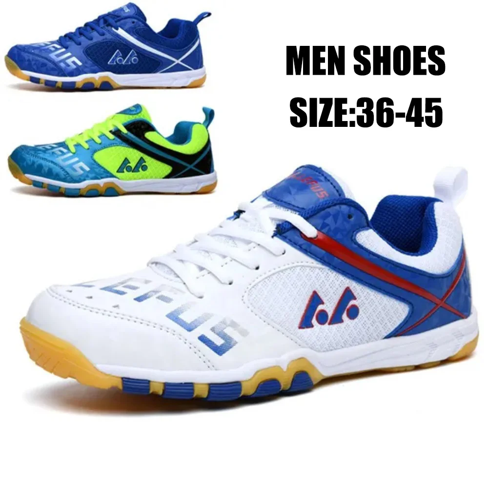 Men's and women's outdoor sports shoes Table tennis badminton volleyball training non-slip sports shoes 3 colors size 36~45