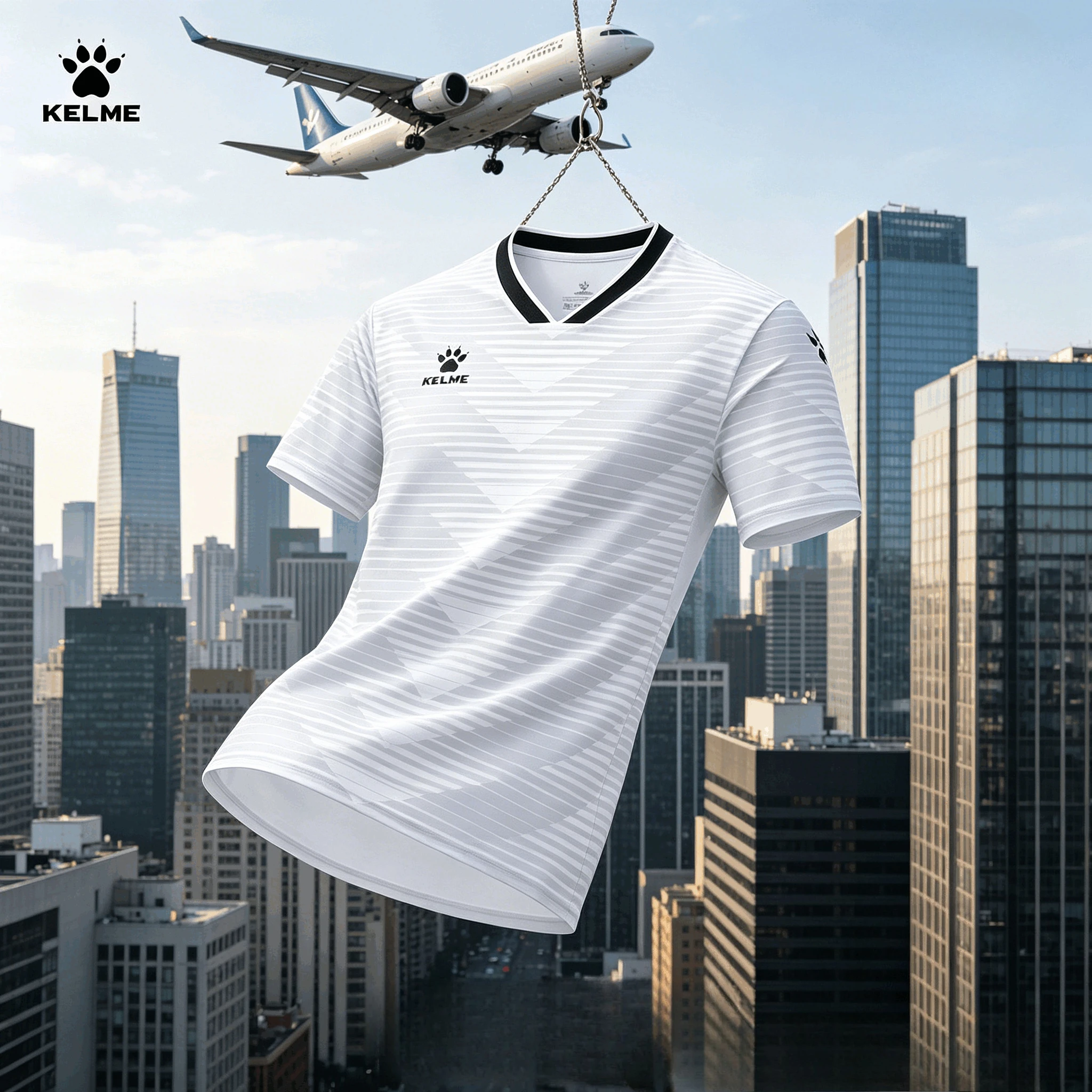 KELME Men's New Summer T-Shirt: Smooth, Cloud-Like Sport Short-Sleeve Top That Feels Light and Effortless