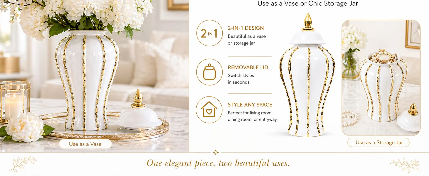 ginger jars for home decor