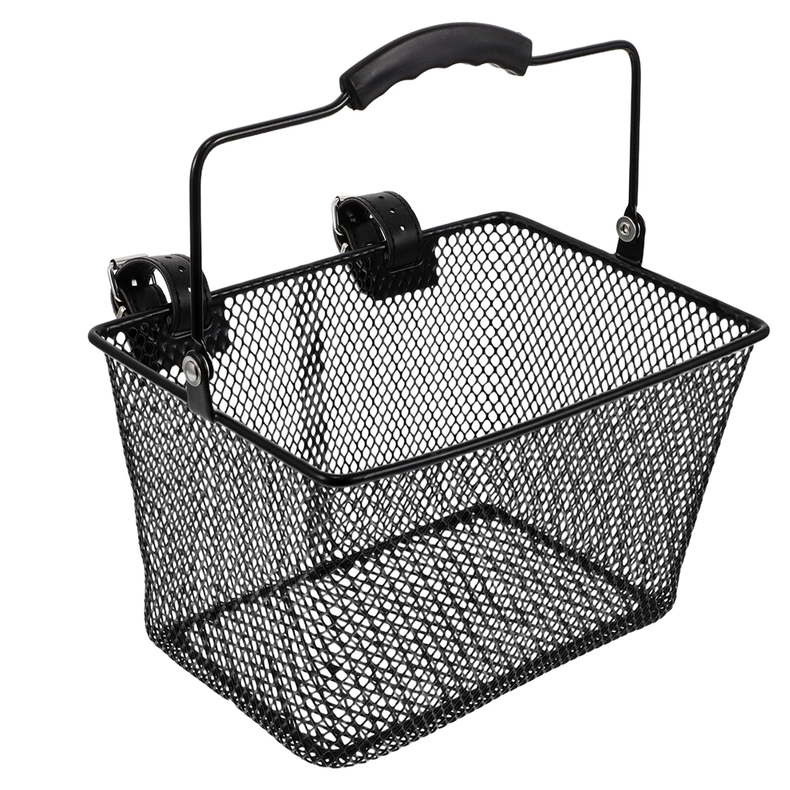 

Front Bike Basket Durable Iron Structure Detachable Handlebar Design Easy Installation Large Capacity For 'S