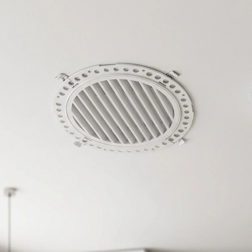 Round ABS Embedded Air Outlet with Fine Mesh Design for Efficient Air Circulation in For Kitchen Bathroom Environments