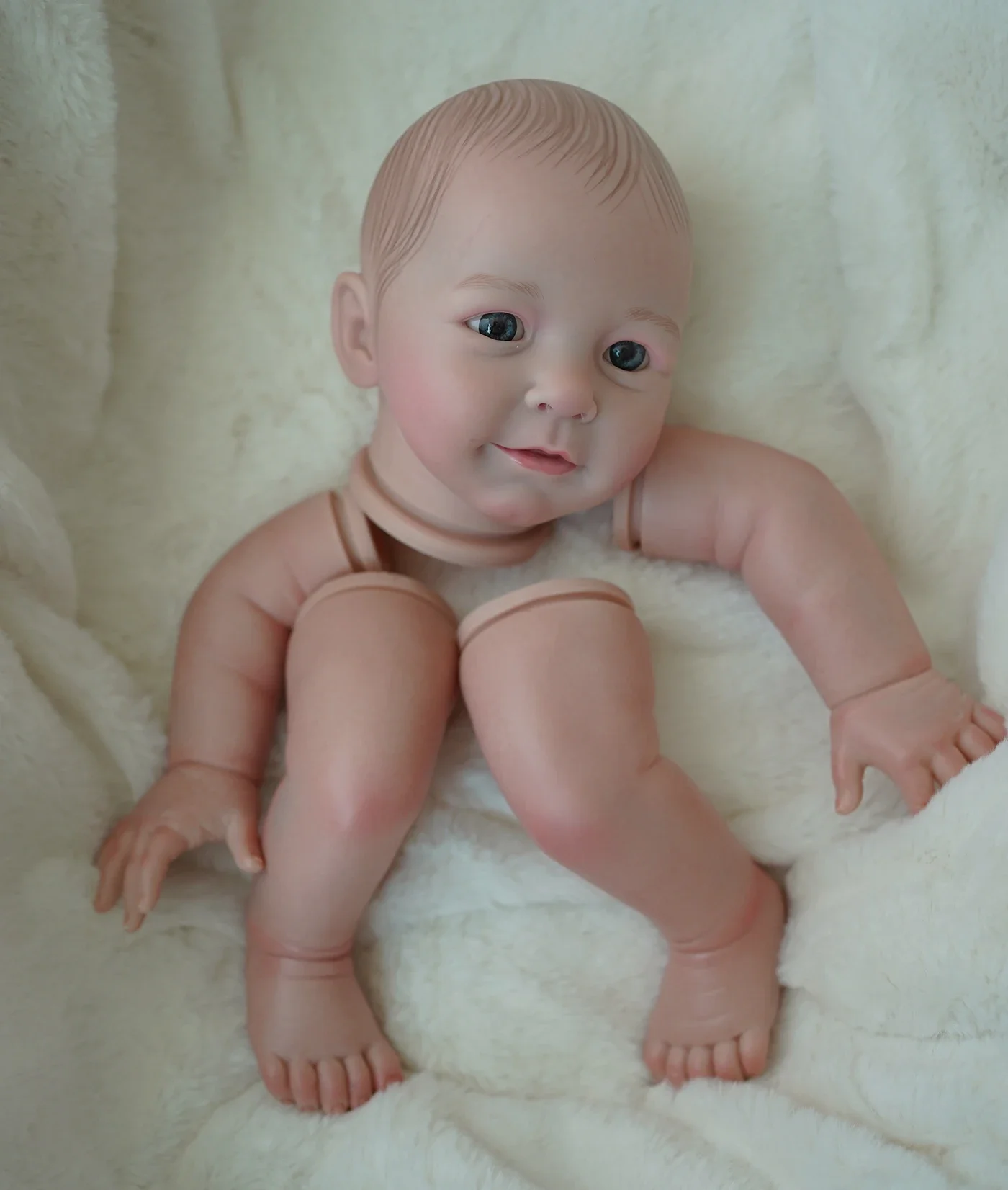 16inch Lisa Reborn Baby Doll Kit Baby already Painted Unassembled