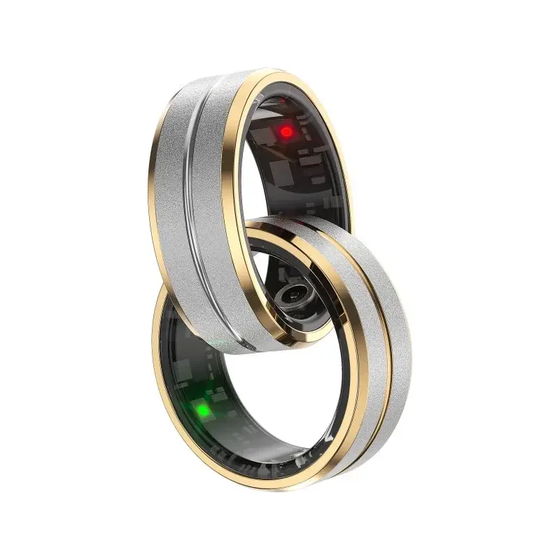 

Super Light Weight Smart Sport Fitness tracker With App Control IP68 Waterproof BT 5.1 High Sensor Health Record Body Ring