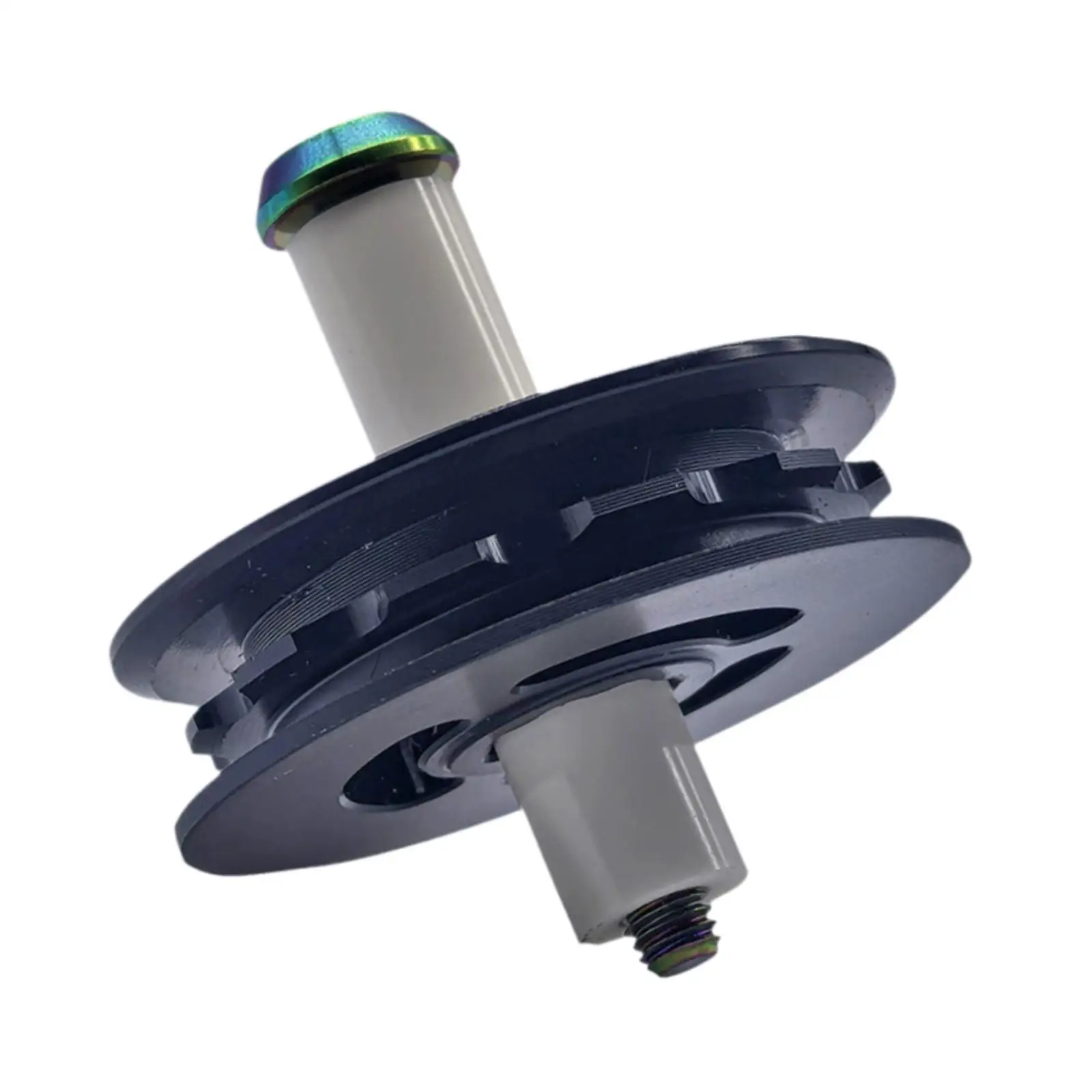 دراجة سلسلة الموتر دليل عجلة رمح سلسلة دراجات أجزاء الضغط ، مقاومة للاهتراء ، المسمار سبائك التيتانيوم ، مكون استبدال #4