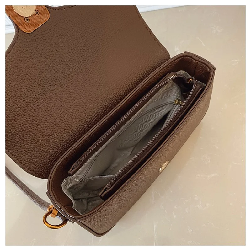 

Trendy Unique Crossbody Handbag With Leather Letter Logo Minimalist Vintage For Fashionable Women Best