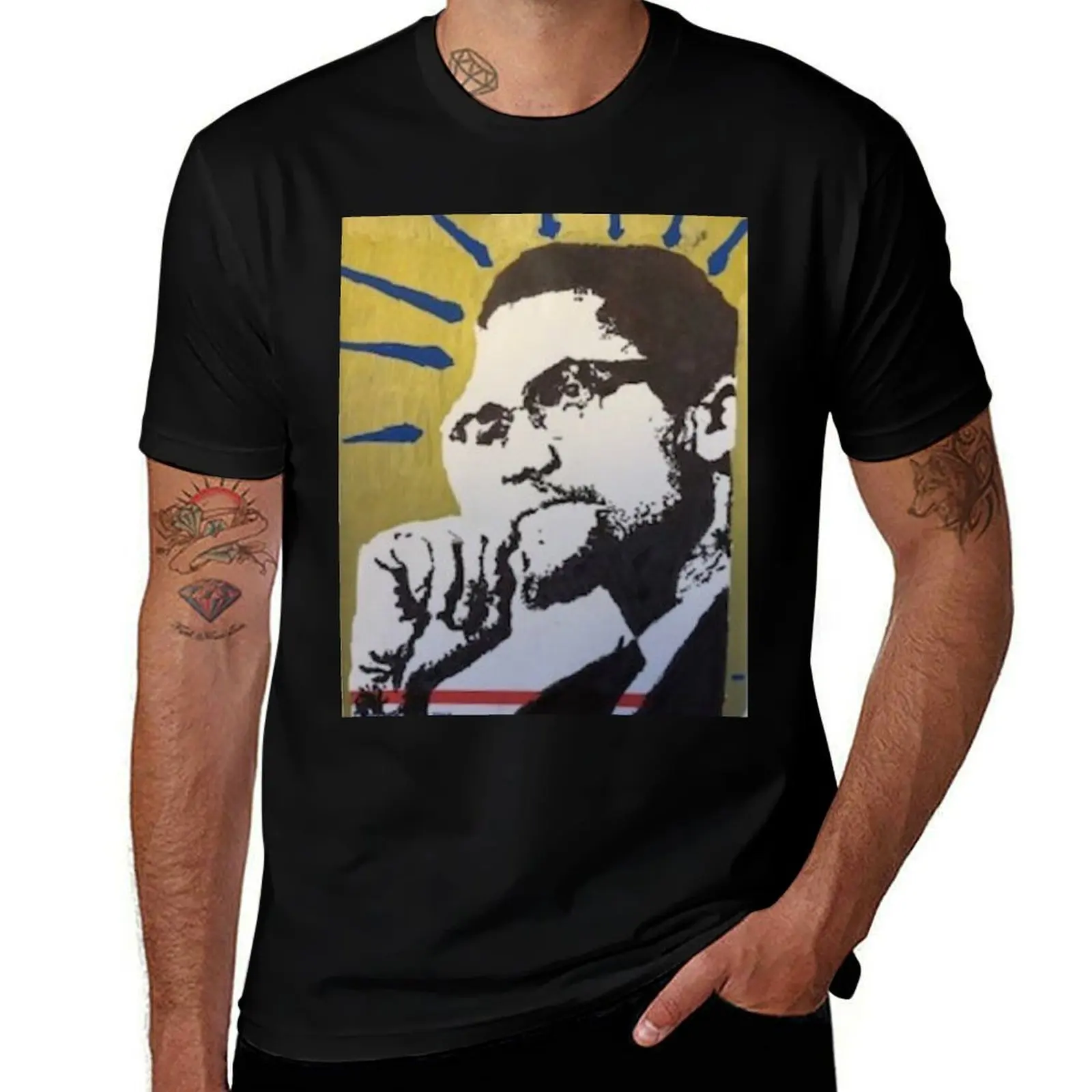 Malcolm X T-Shirt funny t shirts dark humor T-Shirt