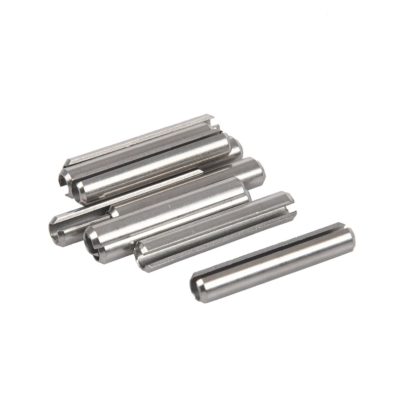 20Pcs M5x30mm 304 Stainless Steel Split Spring Roll Dowel Pins