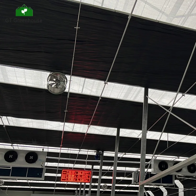 GT High Quality 30ft X 100ft Fully Automated 100% Blackout Greenhouse Light Deprivation Greenhouse